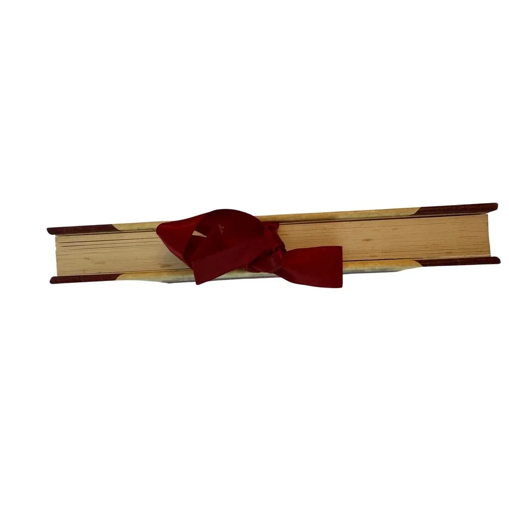 Floral Elegance Photograph Album w/ Ribbon Tie - Botanical Vintage Photo Album